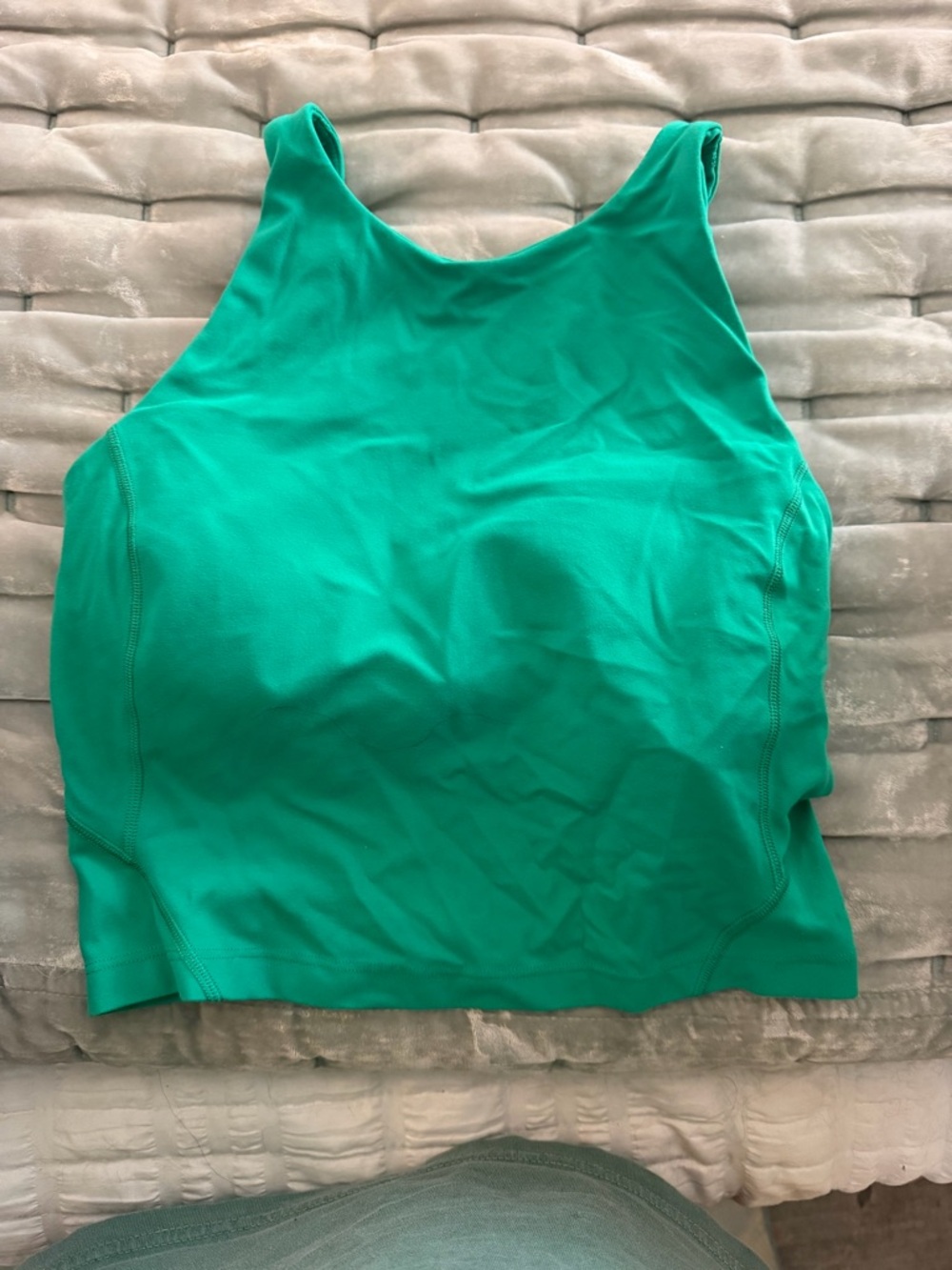 Lululemon Align High Neck Tank Top Size 4 Green
